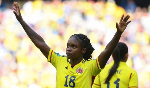Linda Caicedo con la selección Colombia Femenina