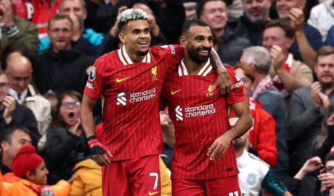 Luis Díaz y Mohamed Salah