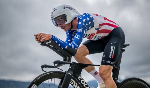 Brandon McNulty batió el cronometro y lidera la Vuelta a España 2024