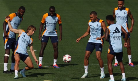 Real Madrid entreno