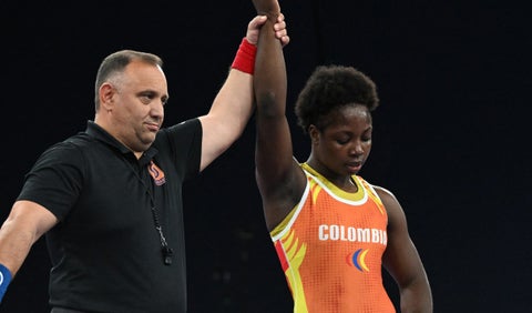 Tatiana Rentería, luchadora colombiana