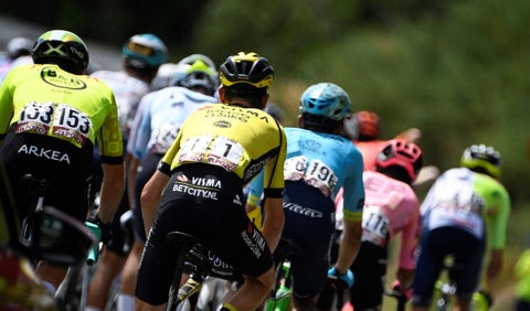 Ciclistas en la Vuelta a España