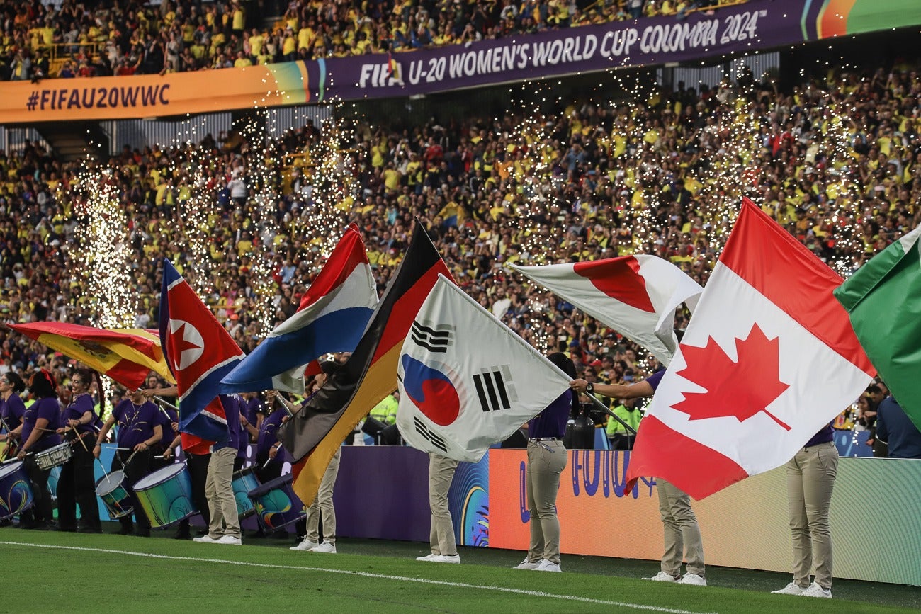 Inauguración del Mundial Femenino sub-20 2024 en Colombia