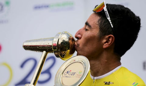 Aldemar Reyes, ciclista colombiano del Team Medellín