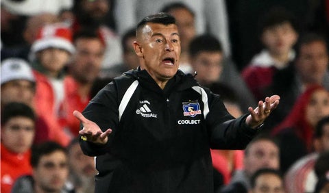 Jorge Almirón con Colo Colo