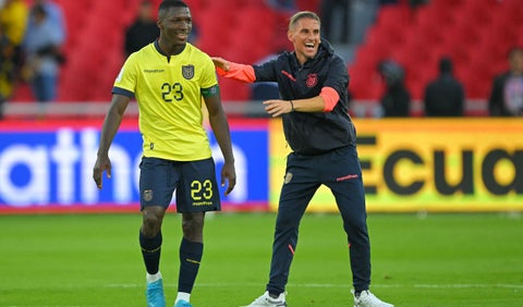 Sebastián Beccacece y Moisés Caicedo, Ecuador 2024