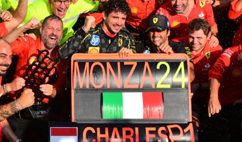 Charles Leclerc ganó el Gran Premio de Italia de la F1