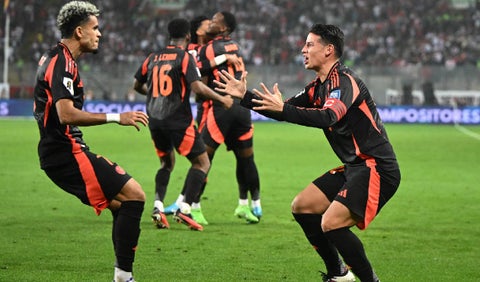 Colombia empató con Perú