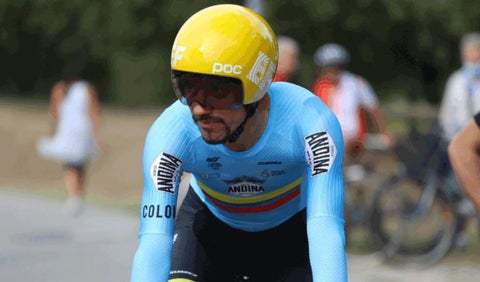 Daniel Martínez en los Mundiales de Ciclismo