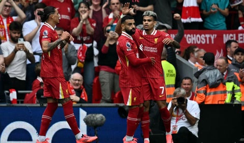 Luis Díaz celebrando gol