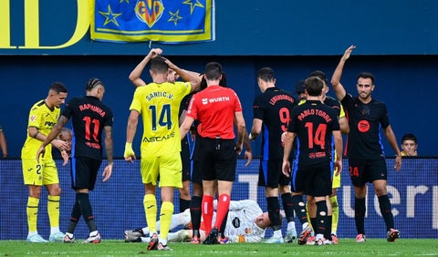 Lesión de Ter Stegen con el Barcelona