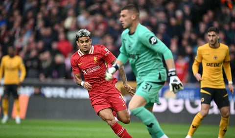 Luis Díaz ante el Wolverhampton