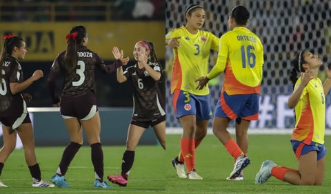 México vs Colombia en el Mundial Femenino Sub-20