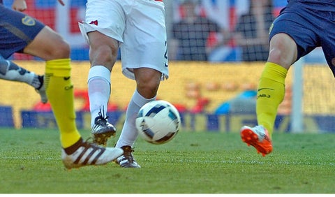 Piernas de jugadores Fútbol Argentino