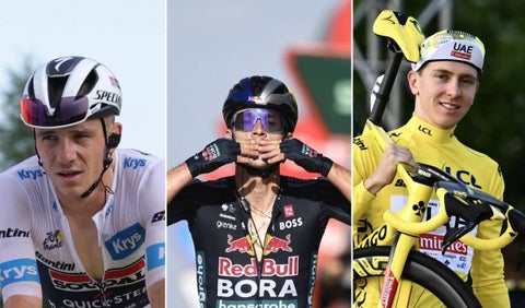 Remco, Roglic y Pogacar