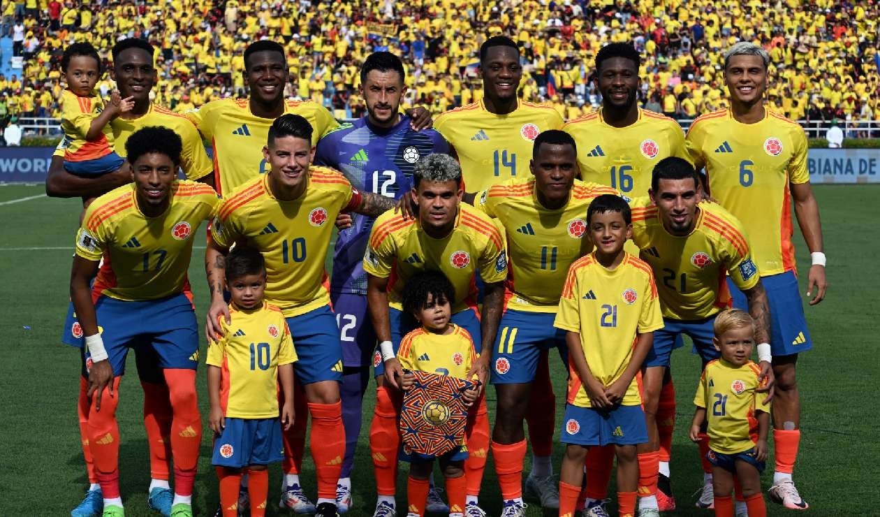 Equipo titular de la Selección Colombia - 2024
