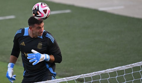 Dibu Martínez con Argentina