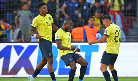 Enner Valencia con Ecuador