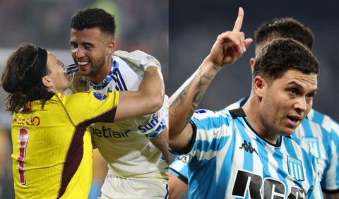 Cruzeiro y Racing - final de la Copa Sudamericana 2024