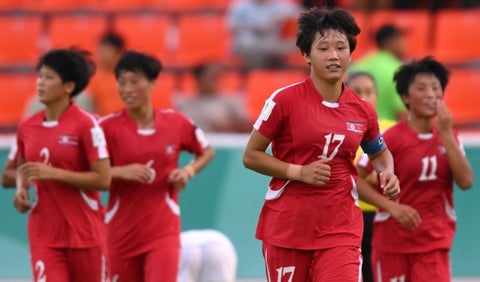 Futbolistas de Corea del Norte en el Mundial Femenino Sub-17 del 2024