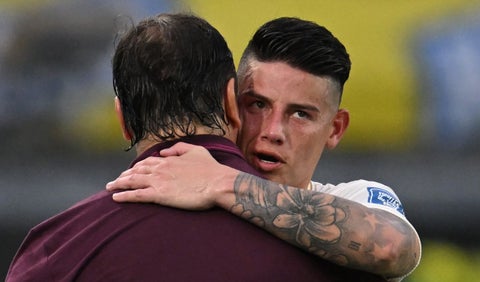 James Rodríguez con selección Colombia
