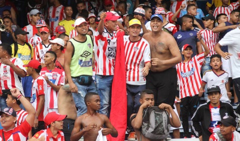 Hinchas de Junior de Barranquilla