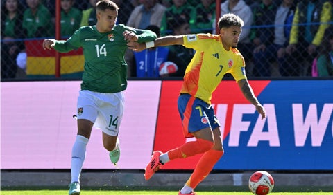 Luis Díaz con Colombia