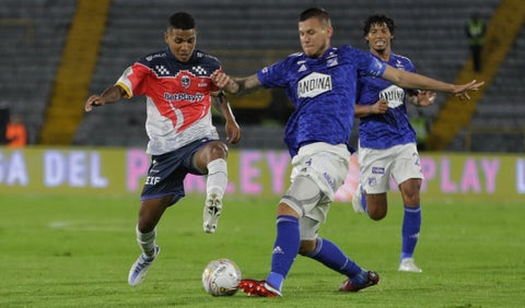 Millonarios y Fortaleza en duelo por la Liga BetPlay 2022