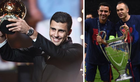 Rodri, Xavi e Iniesta