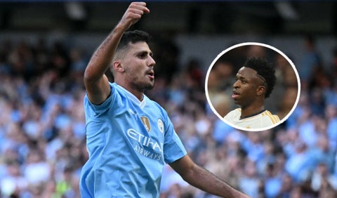 Rodri y Vinícius, futbolistas