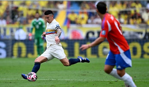 James Rodríguez con Colombia