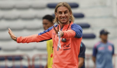 Sebastián Beccacece con Ecuador