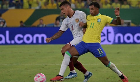 Brasil y Venezuela en duelo por Eliminatorias al Mundial 2026