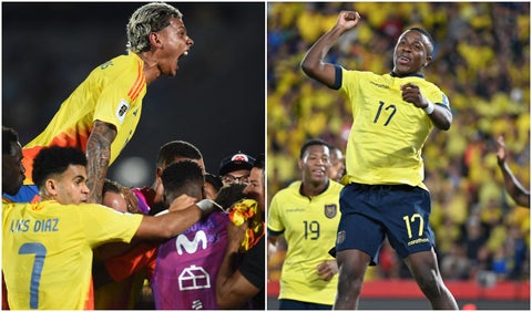 Colombia vs Ecuador, Eliminatoria