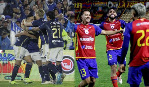 Millonarios y Pasto: posiciones cuadrangular A