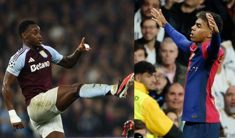 Jhon Durán y Lamine Yamal