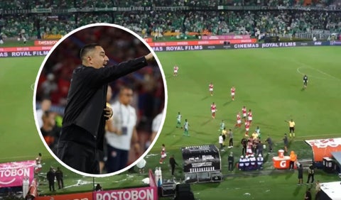 Efraín Juárez, técnico de Atlético Nacional