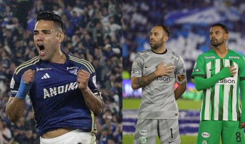 Falcao y David Ospina