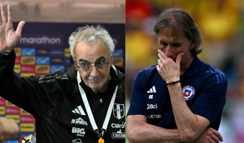 Ricardo Gareca y Jorge Fossati