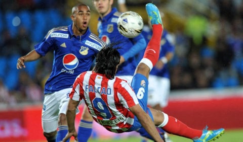 Gol de Falcao con el Atlético Madrid