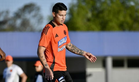 James Rodríguez con Colombia
