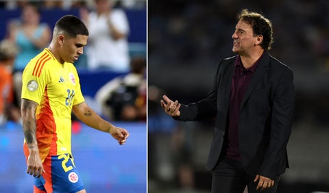 Juan Fernando Quintero y Néstor Lorenzo