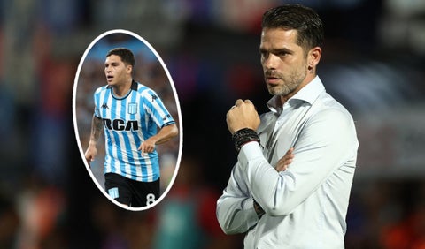 Juan Fernando Quintero y Fernando Gago