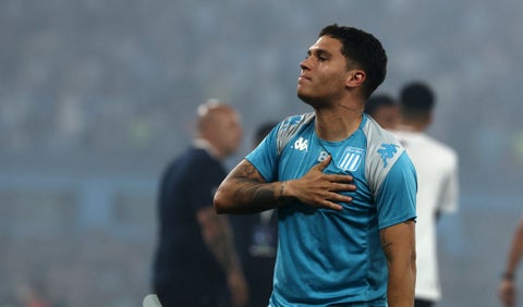 Juan Fernando Quintero con Racing