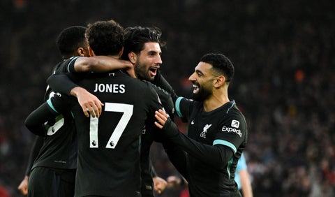 Jugadores del Liverpool