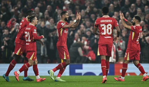 Festejo del Liverpool