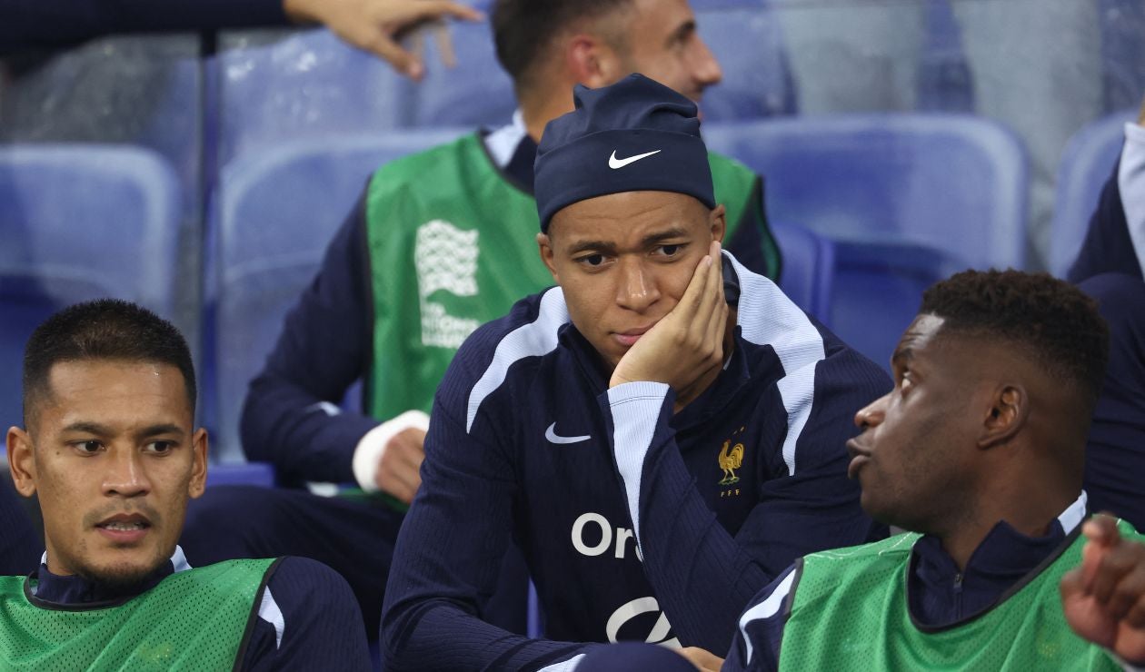 Kylian Mbappe con Francia