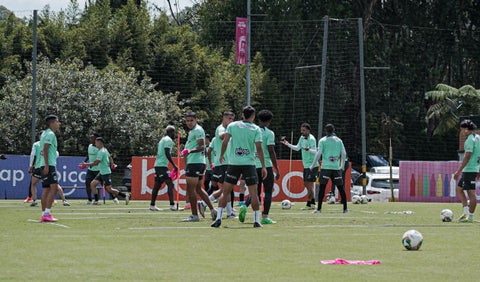 Atlético Nacional entrenamiento