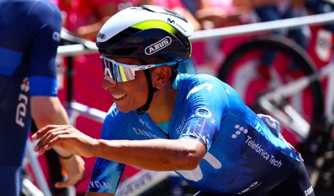 Nairo Quintana, ciclista colombiano en el Movistar