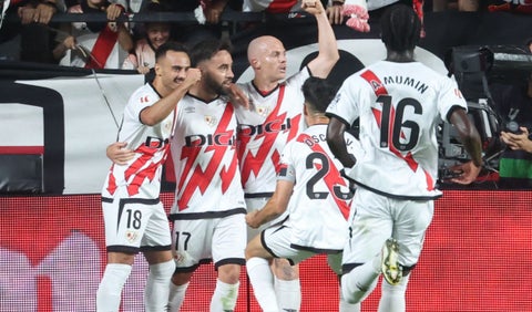 Jugadores del Rayo Vallecano